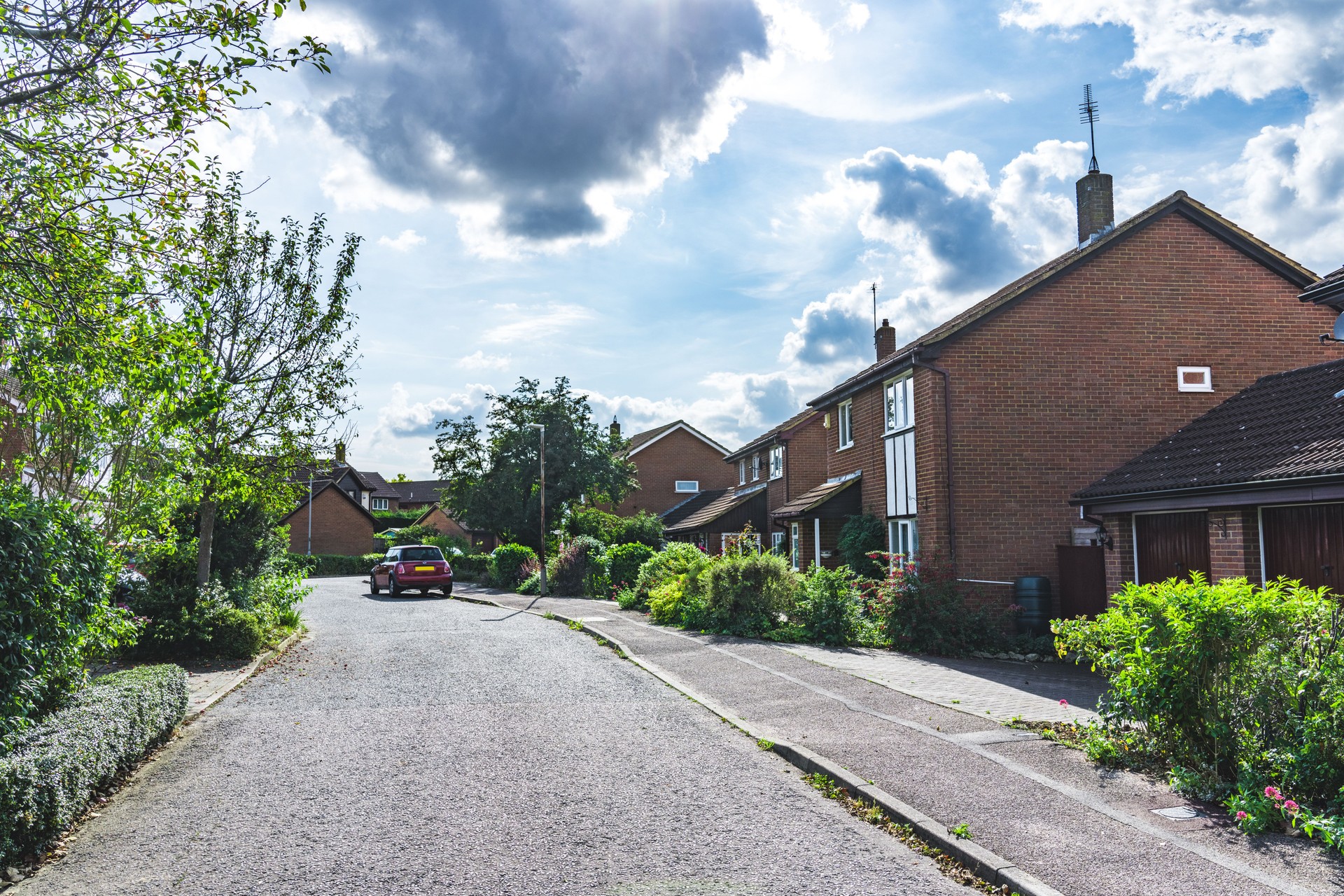 Development of new Housing in Milton Keynes of England
